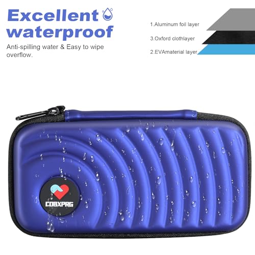CDBXPRG Insulin Cooler Travel Case,Diabetic Cold Pack Organizer Bag with 2 Reusable Ice Packs for Insulin Pen and Other Medication Diabetic Supplies Purple - color: Purple