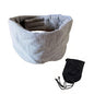 Fan Wu 100% Breathable Cotton Sleep Mask – Zero-Pressure Eye Mask for Side Sleepers | 99% Blackout for Travel & Home Use - Includes a Premium Travel Pouch