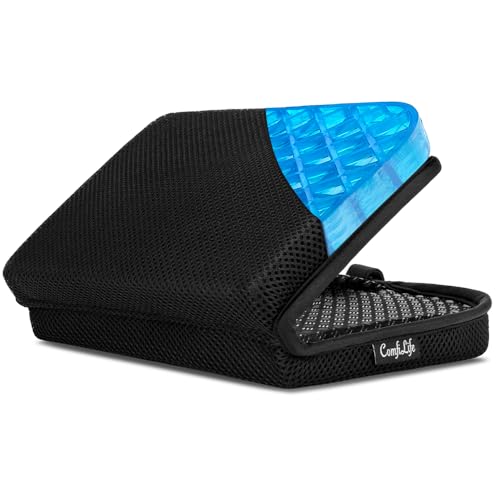 ComfiLife Ergo-Gel Airplane Seat Cushion – Travel Seat Cushion – Compact, Foldable, Portable Comfort