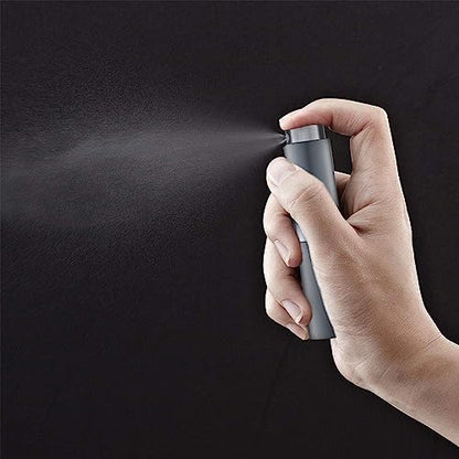 LISAPACK 8ML Atomizer Perfume Spray Bottle for Travel, Empty Refillable Cologne Dispenser, Portable Sprayer (Grey) - color: Grey
