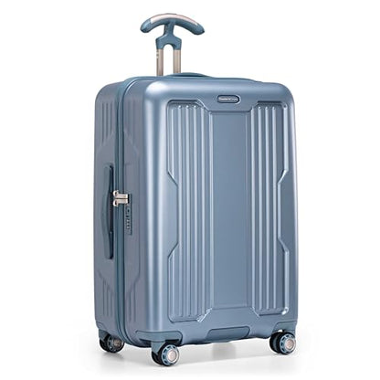 Traveler's Choice Ultimax II Polycarbonate Hardside Luggage with Spinner Wheels, Teal, 25-Inch Medium Luggage - color: Teal, size: 25-Inch Medium Luggage
