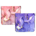 2Pcs PU Leather Small Squeeze Coin Purse Pouch Mini coin Bag Unique And Cute Wallet Cosmetic Bags Change Bag For Women Girls Men Marble Texture Pattern - color: Marble Texture Pattern