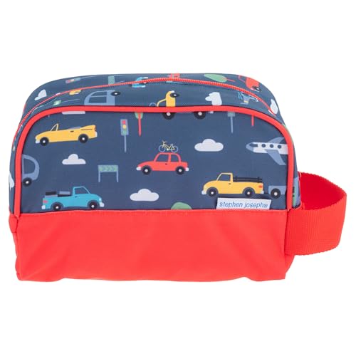 Stephen Joseph, Kids Toiletry Bag, Boys and Girls Toiletry Kit, Travel Bag - color: Red Transportation