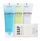 10 Sets Hotel Toiletries Set Bulk, 40 Pcs Travel Mini Bundle Amenities with Shampoo, Conditioner, Body Wash & Bar Soap - White Tea Scent - Guest Supplies for Airbnb, Motel, Hospitality - size: 0.88 Fl Oz (Pack of 40)