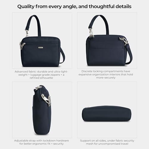 Travelon Anti-Theft Classic Convertible Crossbody & Waist Pack - color: Midnight