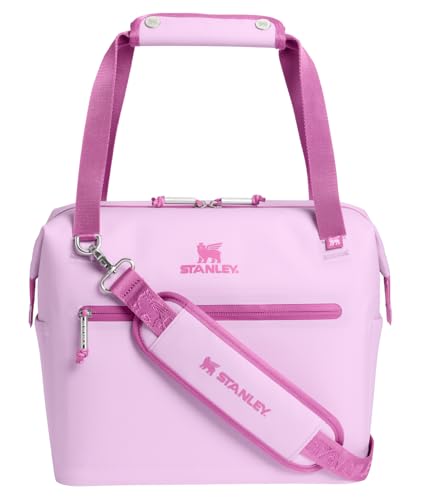 Stanley All Day Julienne Soft Cooler Bag and Lunch Box | Insulated Travel Bag with Zipper | BPA-Free - color: Soft Orchid, style: Midi