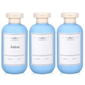 3 PACK Travel Shampoo Bottle, Empty Plastic Squeeze Bottles 6.8oz with Flip Cap, Lotion Container for Toiletries Travel Size Shampoo and Conditioner - color: Light Blue, size: 6.8 oz