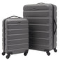 Travelers Club Harper Luggage, Charcoal, 2 Piece Set - color: Charcoal, size: 2-Piece Set (28-Inch & 20-Inch)
