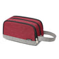 Yeiotsy Men's Travel Toiletry Bag – Small Dopp Kit with Mesh Pockets & 3 Compartments, Durable Shaving Organizer for Gym, Camping & Weekend Trips - color: Red