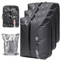 Black Voyage Reusable Vacuum Compression Travel Bag for Carry-On Suitcase and Backpack, Recycled IPX8 Waterproof Space Saver Vacpack (3-Pack, 18L - No Pump) - color: Gray 18L (3-Pack), size: 18L (No Air Pump)