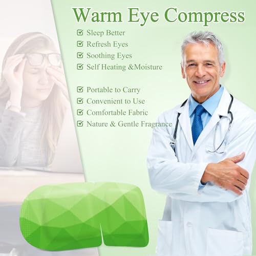 16Packs Steam Eye Mask, Heated Eye Mask for Sleeping, Warm Compress for Eyes, Self Heating Disposal Steam Mask for Home Sleep, Office, Spa, Travel Essentials Mothers Day Gifts (Green Tea) - color: 16Packs Green Tea