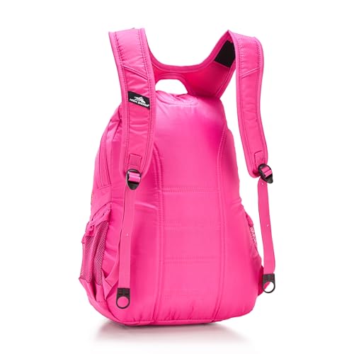 High Sierra Loop Backpack, Travel, or Work Bookbag with tablet sleeve, One Size, ELECTRIC FUCHSIA - color: Electric Fuchsi