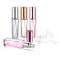 YOCASII Glass Travel Perfume Bottle Refillable, 10ml Perfume Bottles, Pocket Perfume Spray Bottle Atomizer, 4PCS Refillable Perfume Bottle for Travel - color: Color-A