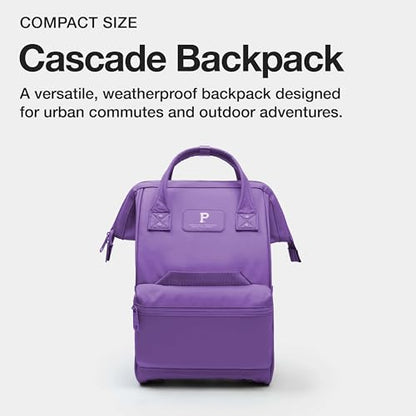 Portland Gear Cascade Compact Backpack, Weatherproof Construction, Perfect for Daily Use and Travel, Padded Laptop Sleeve and Adjustable Straps, 13.5L, Iris - color: Iris
