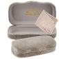 Hard Shell Glasses Case w/Cloth,Velvet Reading Glass, Eyeglass Case, Lightweight, Crush-Resistant, Men & Women - color: Gray Velvet, size: Large