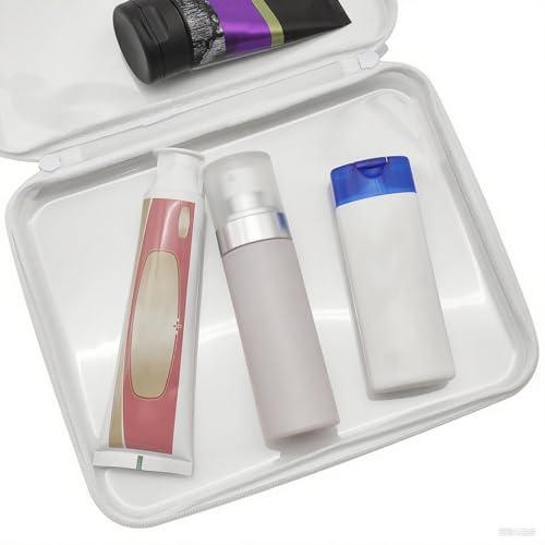 8 Pack Clear Zippered Cosmetic & Multi-Use Storage Bags - Organizer for Makeup, Home, Office & Travel Essentials(2 Small/2 Medium/2 Large/2 Extra Large)