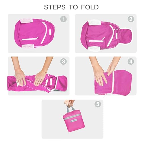35L Foldable Waterproof Backpack For Outdoor Sports Travel Inside Wet Clothes Compartment Packable For Multiple - color: 1fushai