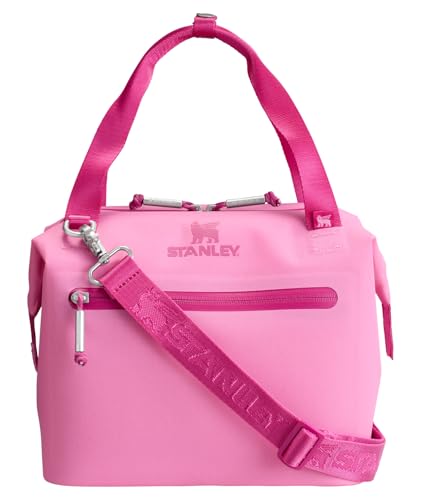 Stanley All Day Julienne Soft Cooler Bag and Lunch Box | Insulated Travel Bag with Zipper | BPA-Free - color: Peony, style: Mini
