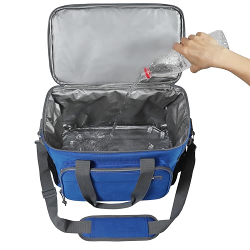 Large Cooler Bag 40-Can Capacity - Portable Soft Cooler Bags Insulated for Travel, Leakproof Collapsible Coolers for Picnic, Beach, Camping & Road Trips, Food & Drinks Travel Cooler Bag