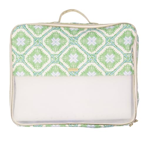 Lilly Pulitzer Packing Cubes Set of 3, Small, Medium & Large Suitcase Organizers, Travel Must Haves for Luggage (Swayin in the Breeze)