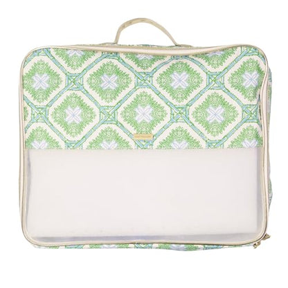 Lilly Pulitzer Packing Cubes Set of 3, Small, Medium & Large Suitcase Organizers, Travel Must Haves for Luggage (Swayin in the Breeze)