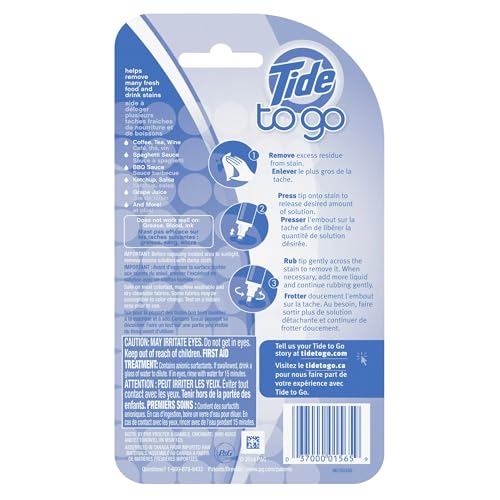 Tide To Go Instant Stain Remover 0.33 oz ( Pack of 3) - size: 0.33 Fl Oz (Pack of 3)