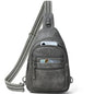 Leresas Sling Bag for Women Crossbody Bags Sling Purse Cross Body Backpack Vegan Leather Over Shoulder Bag Travel Handbag Gifts Dark Grey - color: Drak Grey