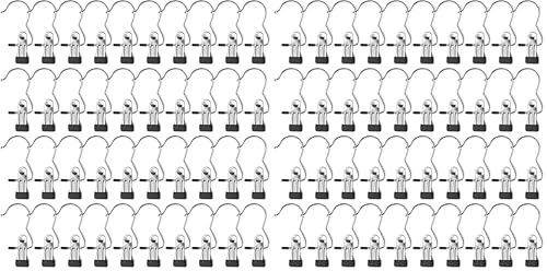 Tosnail 40 Pieces Boot Hanger Clips, Stainless Steel Laundry Hooks, Closet Hanging Clips, Space Saving for Jeans, Hats, Tall Boots, Towels (Pack of 2) - size: 2x4 inches (Pack of 2)