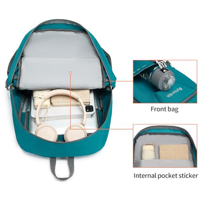 35L Lightweight Packable Backpack – Durable Foldable Daypack for Travel, Hiking, and Gym (Green) - color: 35l-green