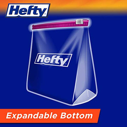 Hefty Slider Storage Bags, Gallon Size, 66 Count - size: 66 Count (Pack of 1)