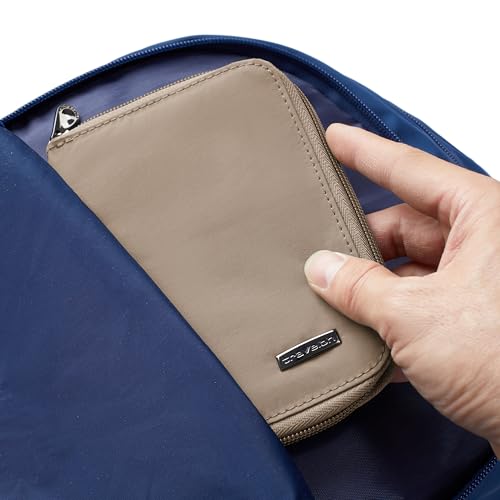 Travelon RFID Blocking Passport Zip Wallet - color: Sable