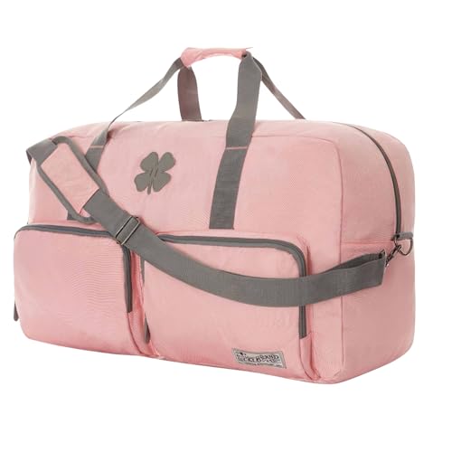 Lucky Travel Duffel Bags 115L, Gym Bag, Travel Bag & Large Duffle Bag for Men, Foldable Overnight Weekender Bags for Women & Men with Adjustable Shoulder Strap, Bridal Rose - color: Bridal Rose, size: 115L