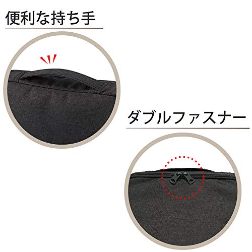 KOKUYO Bag in Bag Tool Pen-Stand Haco-Biz (Brown) - color: Brown