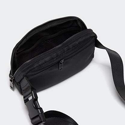 Pander Cross Body Fanny Pack for Women, Fashion Waist Packs, Crossbody Bags, Belt Bag with Adjustable Strap (Black) - color: Black