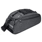 MOSISO Bike Rack Bag, Waterproof Bicycle Trunk Pannier Rear Seat Pouch Cycling Bike Carrier Backseat Storage Luggage Saddle Shoulder Bag - color: Space Gray