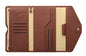 ZOPPEN Mulit-purpose Rfid Blocking Passport Holder Travel Wallet (Ver.4) Passport and Vaccine Card Holder ComboTri-fold Document Organizer Travel Essentials - color: #12 Seal Brown