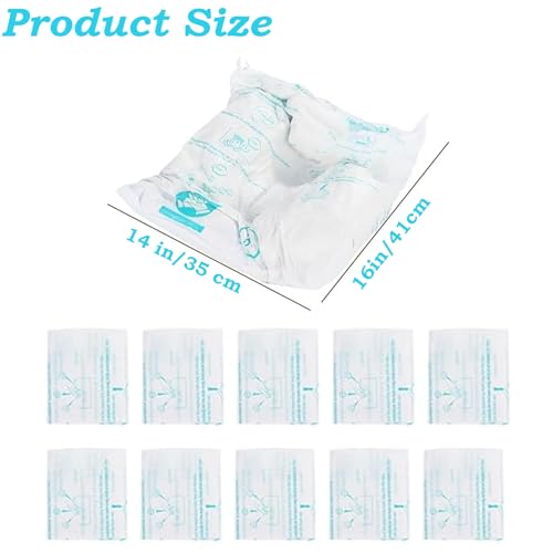 Foam Bag For Shipping, 10pcs Quick Expanding Foam Packaging Bags for Packing, Mailing and Shipping Solutions(14x16inch)