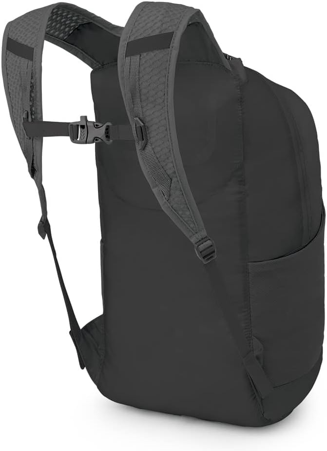 Osprey Ultralight Collapsible Stuff Pack - Lightweight, Packable Travel Backpack — Extra Bag For Travel and Every Day — 18 L Capacity Daypack to Expand Luggage, Black - color: Black