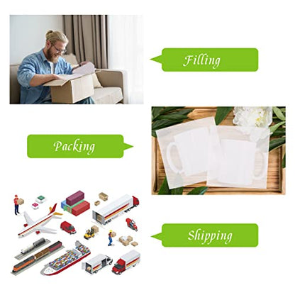 Moving supplies,200Pack Cushion Foam Pouches, Packing Supplies for Moving, Packing, Transportation and Storage, Incidental 120Fragile Stickers (16X16, 12X7.5, 10X10, 7.5X7.5) - color: 16X16, 12X7.5, 10X10, 7.5X7.5
