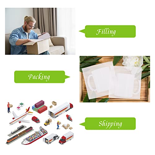 Moving supplies,200Pack Cushion Foam Pouches, Packing Supplies for Moving, Packing, Transportation and Storage, Incidental 120Fragile Stickers (14X14, 12X12, 12X7.5, 7.5X7.5) - color: 14X14, 12X12, 12X7.5, 7.5X7.5