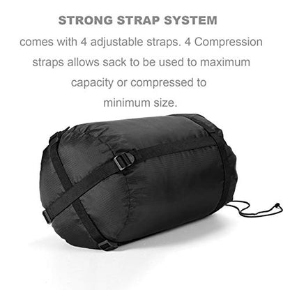 Compression Stuff Sack, 24L/36L/46L Sleeping Bags Storage Stuff Sack Organizer Waterproof Camping Hiking Backpacking Bag for Travel - Great Sleeping Bags Clothes Camping - color: 36L 2-PACK