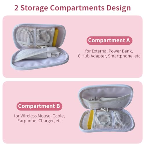 Electronics Organizer Travel Case, Cable Organizer Travel Essentials Tech Pouch,Suitable for Charger, Cable, Phone，Flash Drive,Maple leaf - color: Maple leaf