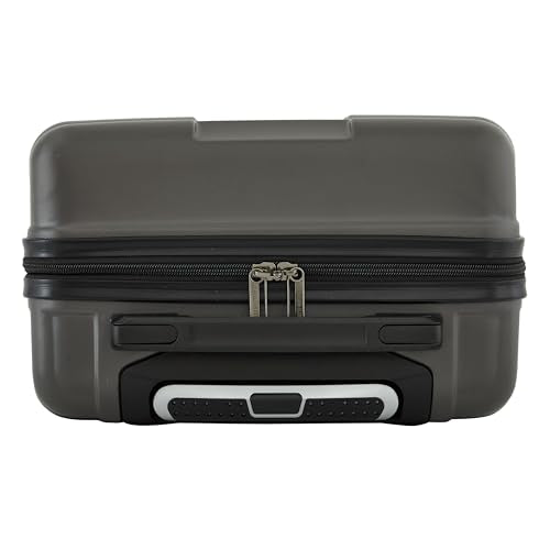 Travelers Club 22-Inch Gilroy Rolling Hardside Carry-On Luggage, Dark Dull Gray - color: Dark Dull Gray, size: 22-Inch