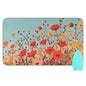 Autumn Poppy Flowers 01 Ironing Mat for Table top Portable Ironing Pad Blanket for Washer Dryer Countertop Travel - color: Autumn Poppy Flowers 01