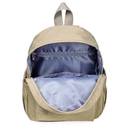 AOTIAN Mini Lightweight 11.8 Inch Backpack Durable Travel Hiking Women and Girls Small Daypack, 7 Liters Khaki - color: Khaki