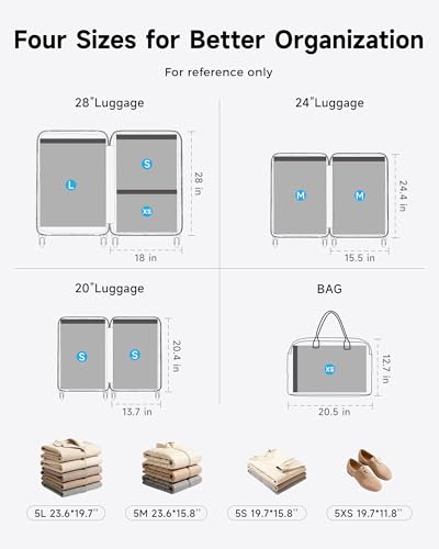20 Pack Travel Vacuum Bags with Upgraded Rechargeable Pump, 4 Sizes Space Saver Vacuum Storage Bags for Luggage and Suitcase, Compression Bags for Packing, Vacuum Seal Bags for Clothing Travel - style: 20 Combo Travel Bags+Wireless Pump
