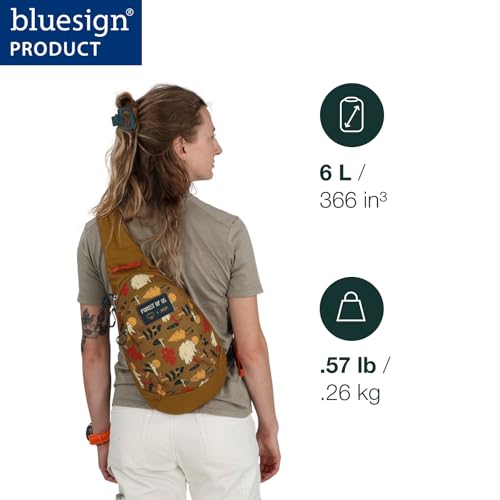 Osprey Daylite Shoulder Sling Bag - Crossbody Backpack for Everyday Carry, Festivals, and Travel - color: Iris Pink