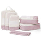 Narwey 6 Set Compression Packing Cubes for Travel Kids Women, Lightweight Packing Organizers Bag for Carry on Luggage Suitcase Duffle Bags (Pink) - color: Pink