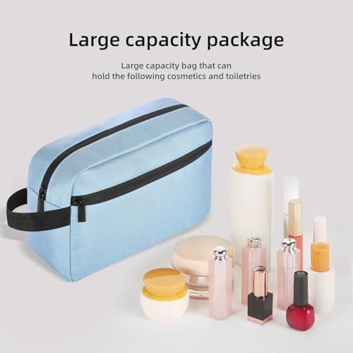 Icramsy Travel Toiletry bag Toiletry bag for women men Hanging Cosmetic bag Travel accessories for Women Men (Sky blue) - color: Sky blue