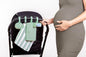 Ubbi On-the-Go Diapering Gift Set, Includes Changing Mat and Bag, Wipes Dispenser, Pacifier Holder and Bag Dispenser, Newborn Essentials, Sage - size: One Size, style: Sage Diaper Gift Set